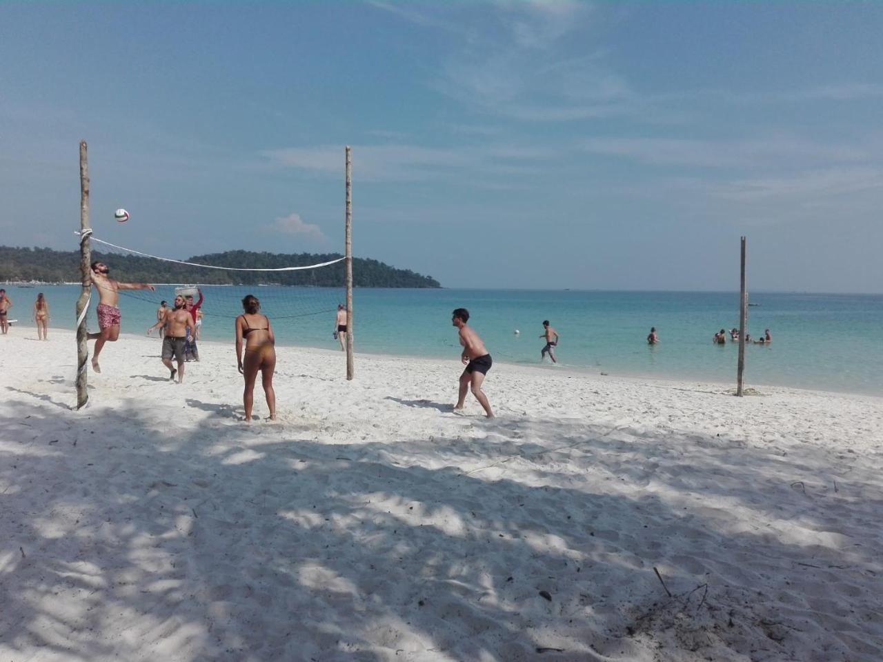 Sandbank Restaurant & Camping Koh Rong Kaoh Touch Exteriör bild