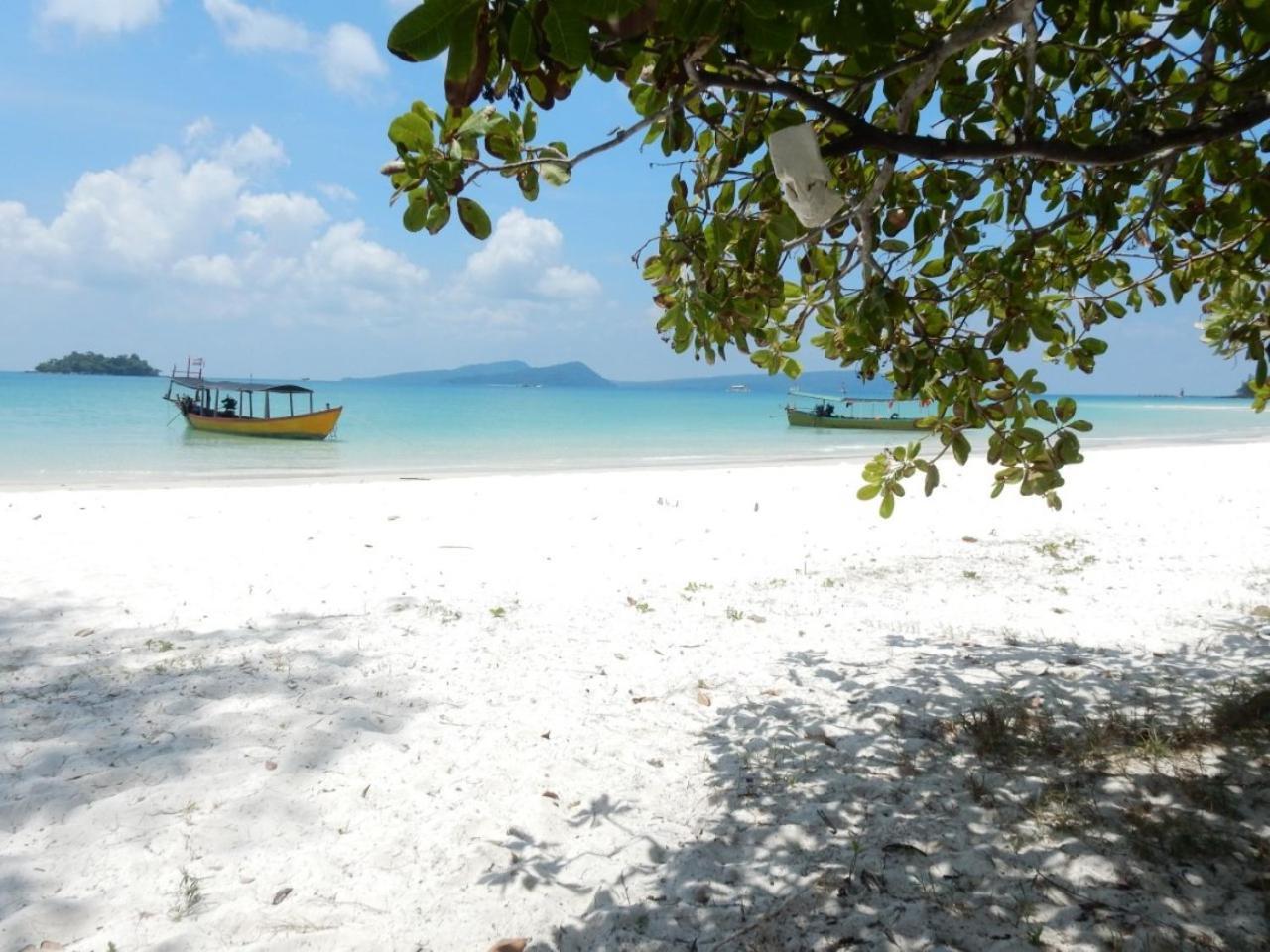Sandbank Restaurant & Camping Koh Rong Kaoh Touch Exteriör bild