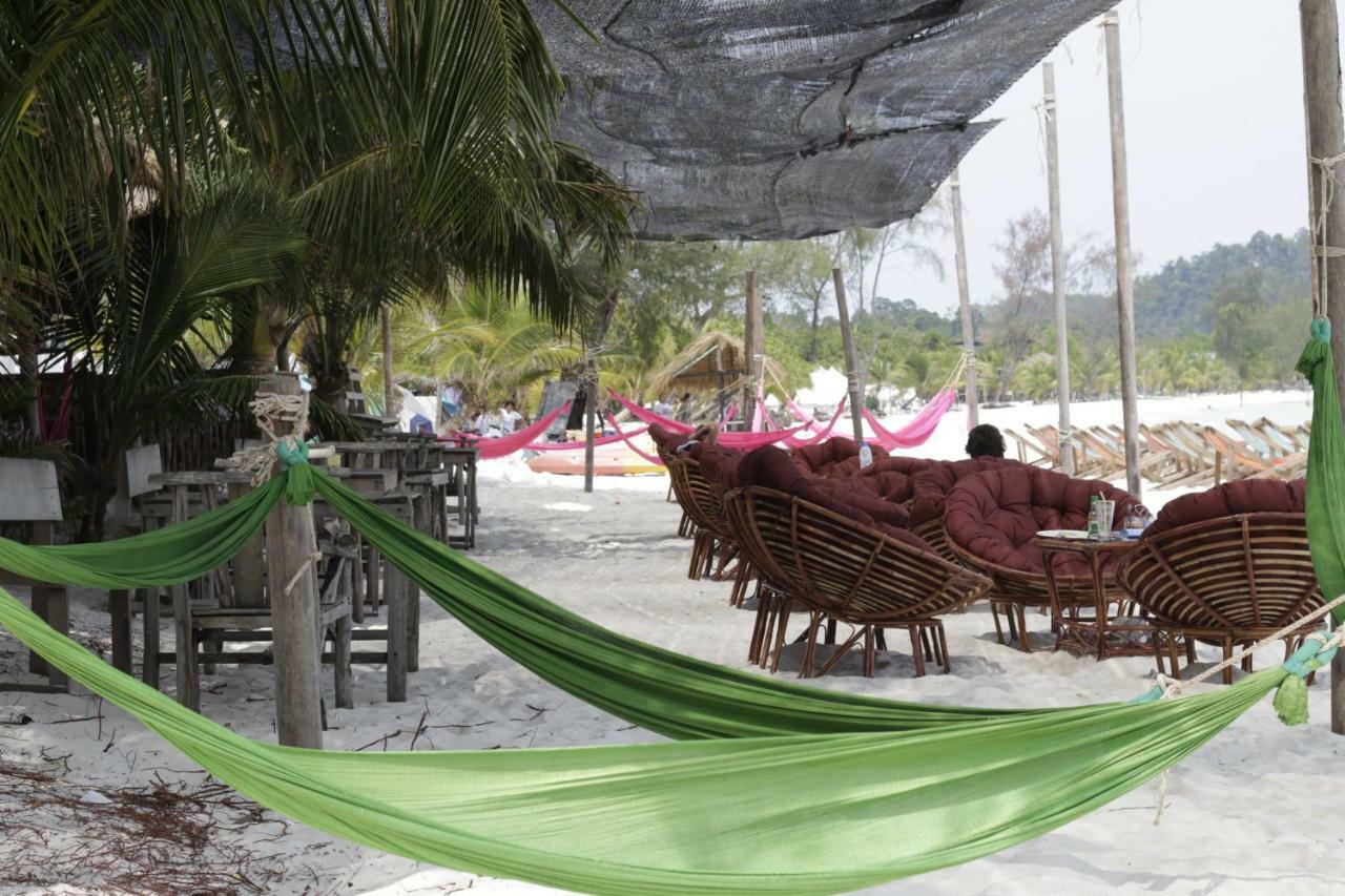 Sandbank Restaurant & Camping Koh Rong Kaoh Touch Exteriör bild