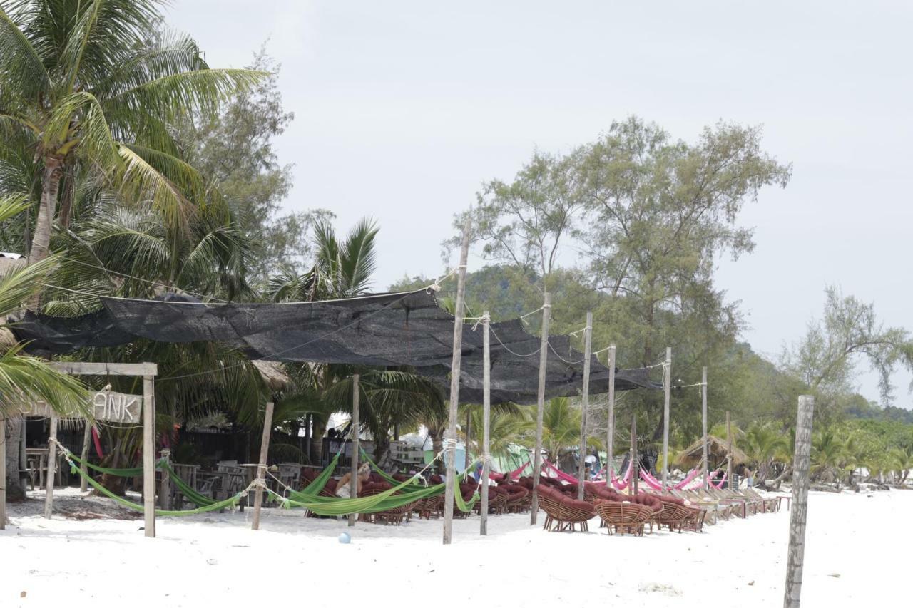 Sandbank Restaurant & Camping Koh Rong Kaoh Touch Exteriör bild