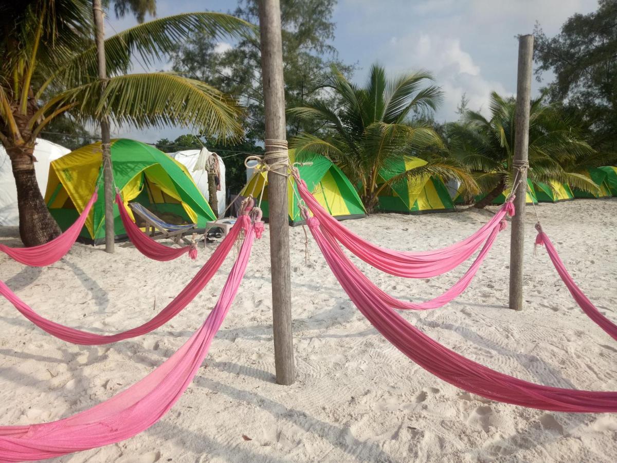 Sandbank Restaurant & Camping Koh Rong Kaoh Touch Exteriör bild